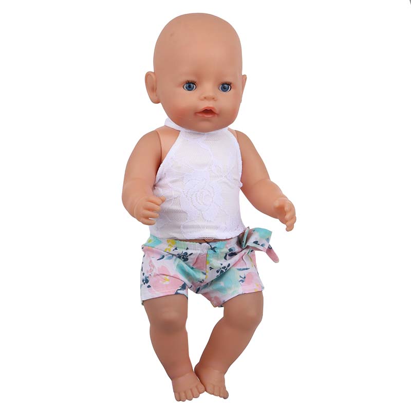 18 inch doll clothes doll neck-hanging tops and bottoms-CL-0202插图6