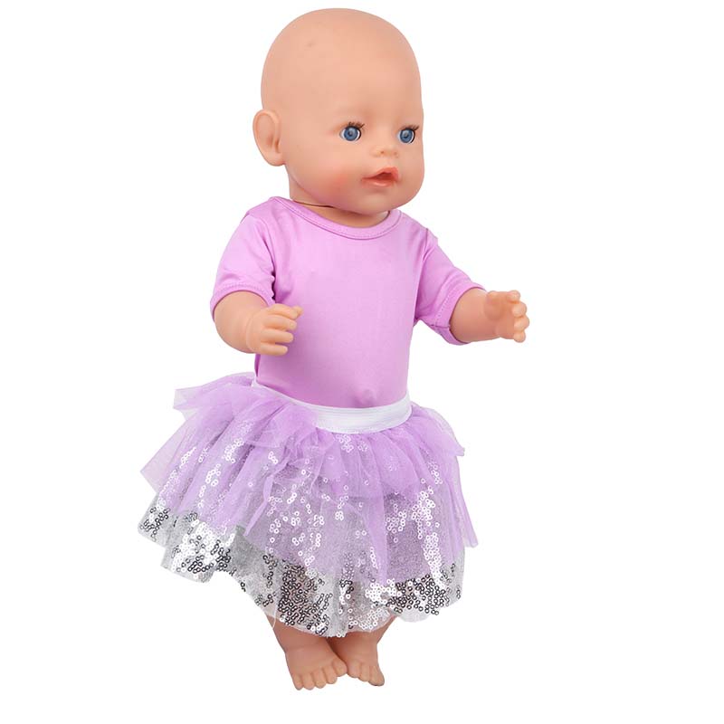 18 inch doll clothes doll purple mesh bling dress doll saree-CL-0196插图10