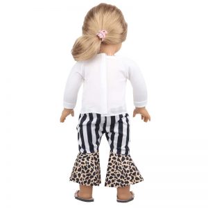 18 inch doll clothes striped leopard print flared pants CL-0223插图5