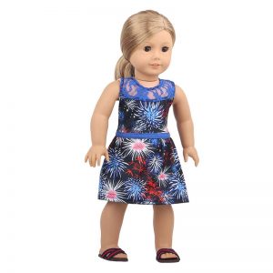 18 inch doll clothes doll fireworks printing CL-0217插图6
