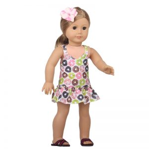 18 inch doll clothes donut dress sling dress multicoloured skirt CL-0227插图2