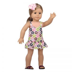 18 inch doll clothes donut dress sling dress multicoloured skirt CL-0227插图6