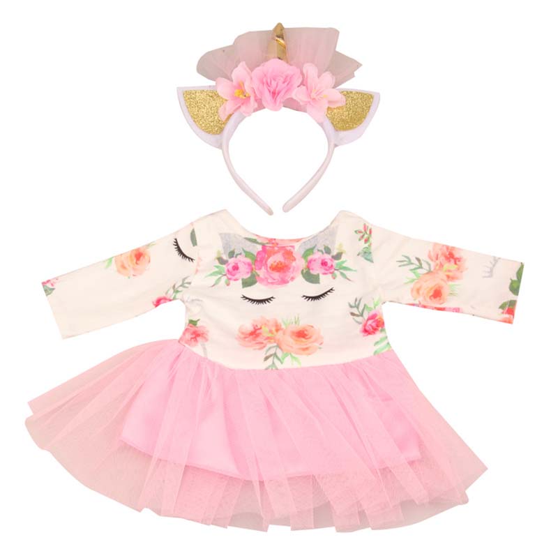 18 inch doll clothes doll  colorful unicorns -CL-0212插图2
