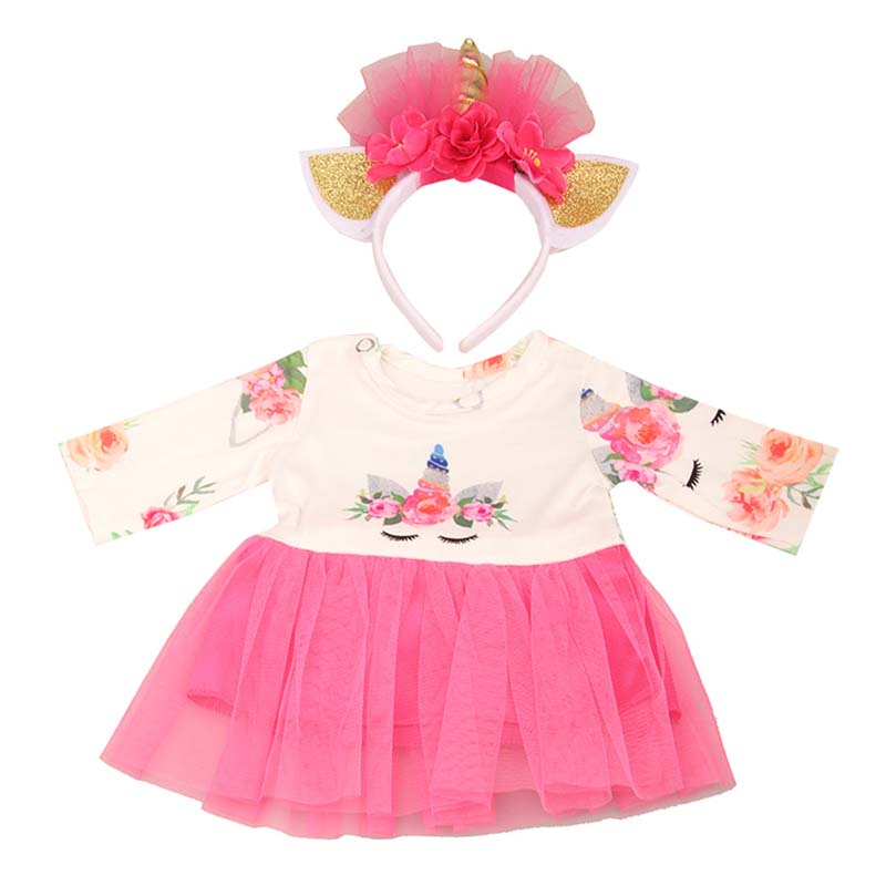 18 inch doll clothes doll  colorful unicorns -CL-0212插图6