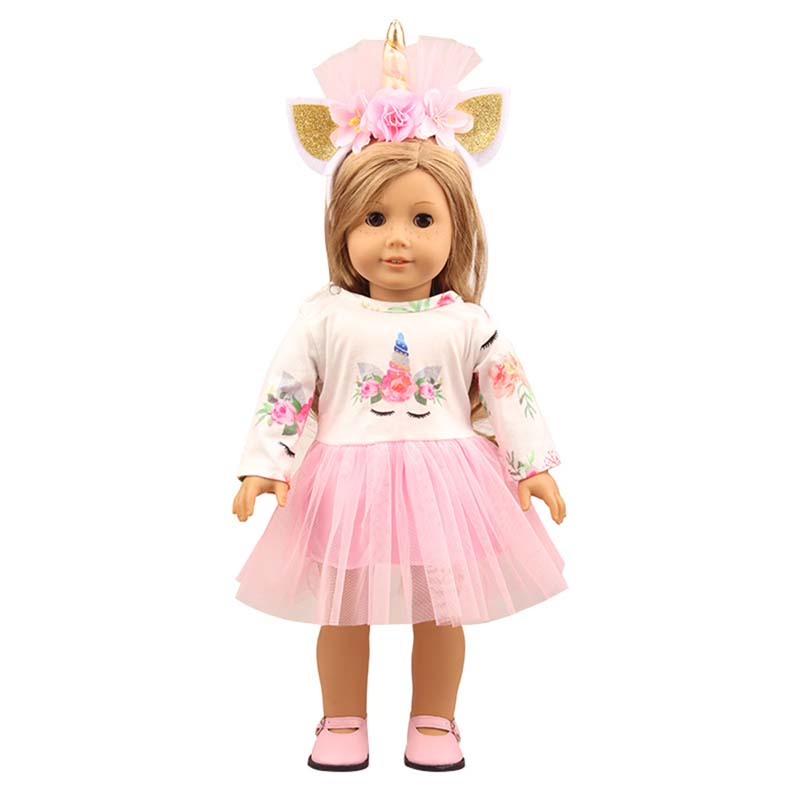 18 inch doll clothes doll  colorful unicorns -CL-0212插图8