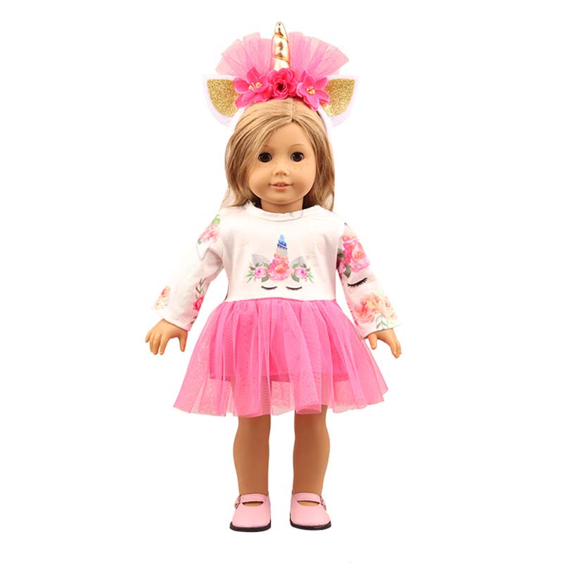 18 inch doll clothes doll  colorful unicorns -CL-0212插图10
