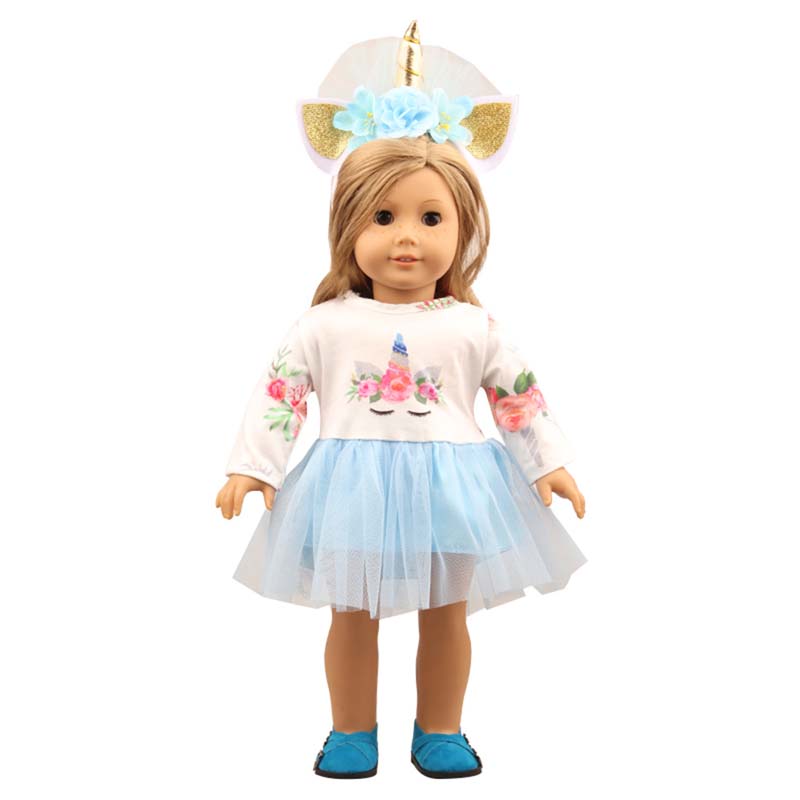 18 inch doll clothes doll  colorful unicorns -CL-0212插图13