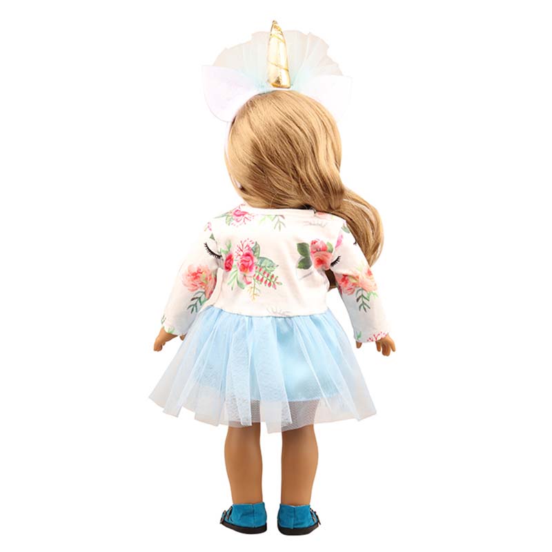 18 inch doll clothes doll  colorful unicorns -CL-0212插图11