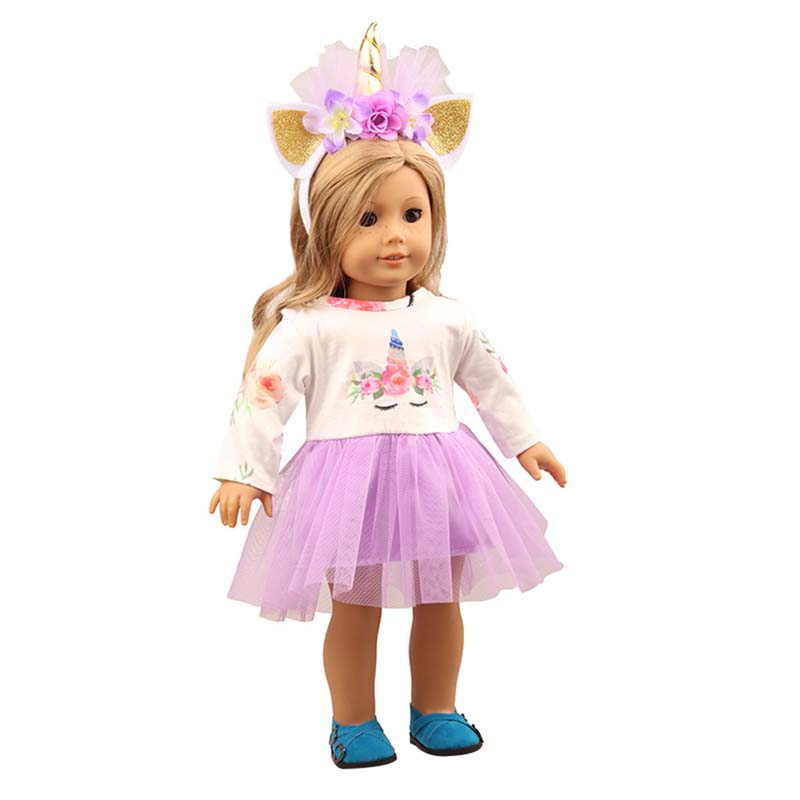 18 inch doll clothes doll  colorful unicorns -CL-0212插图17