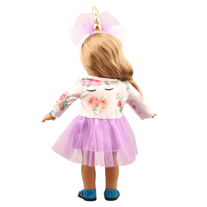 18 inch doll clothes doll  colorful unicorns -CL-0212插图16