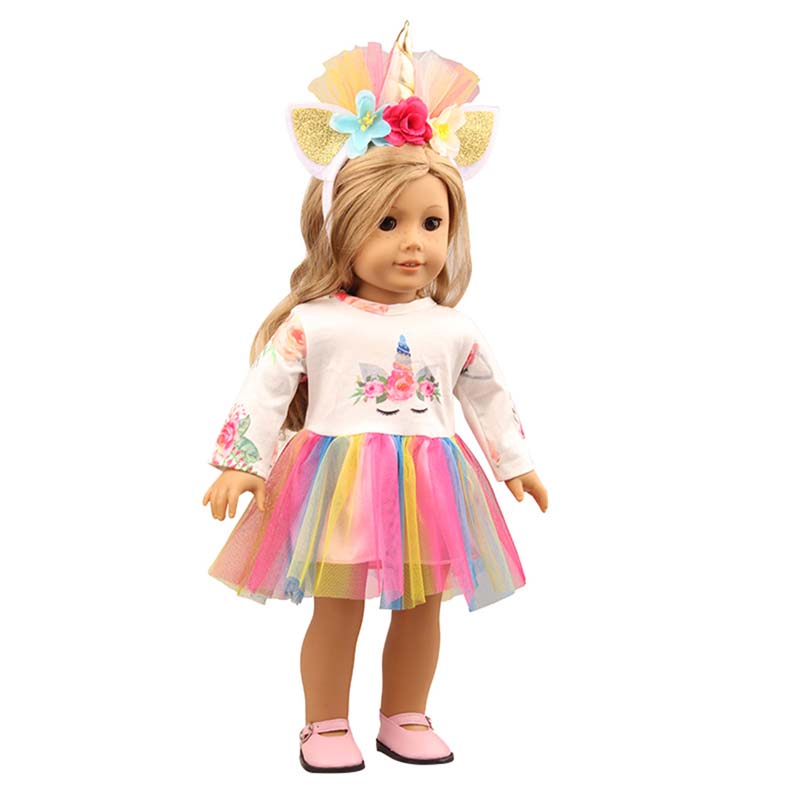 18 inch doll clothes doll  colorful unicorns -CL-0212插图23