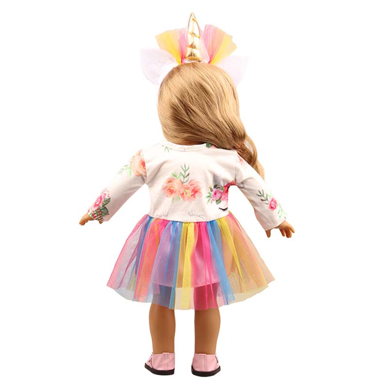 18 inch doll clothes doll  colorful unicorns -CL-0212插图24