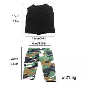 18 inch doll clothes doll camouflage clothing CL-0226插图2