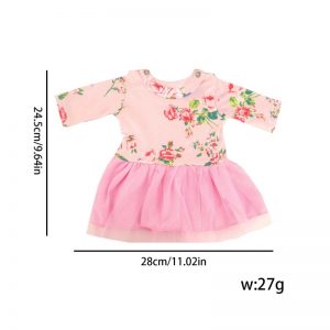 18 inch doll clothes all kinds of printed gauze skirts CL-0229插图9