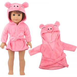 18 inch doll clothes urry and cute animal pajamas can also be used as bathrobes.CL-0265插图8