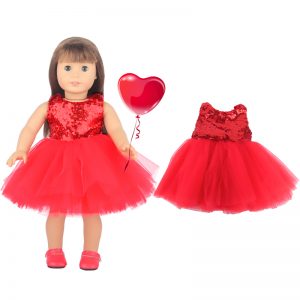 18 inch doll clothes 18-inch doll in a shiny dress, stunning appearance, gorgeous and eye-catching, with unique charm! CL-0278插图1