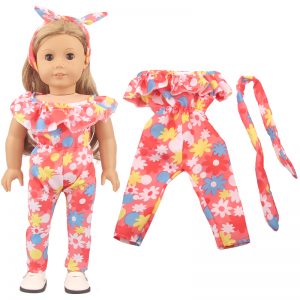 18 inch doll clothes colorful 18-inch printed doll clothes CL-0279插图