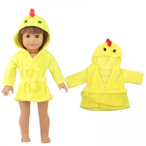 18 inch doll clothes urry and cute animal pajamas can also be used as bathrobes.CL-0265插图10