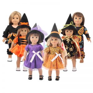 18 inch doll clothes adorable Halloween little ghost CL-0283插图