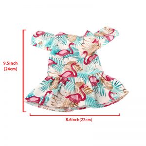 18 inch doll clothes flamingo travel holiday style dress cheerful summer dress CL-0264插图2