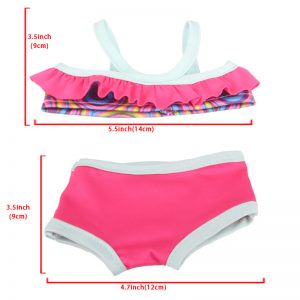 18 inch doll clothes 18-inch doll pink vacation swimsuit: Summer Fun CL-0272插图2