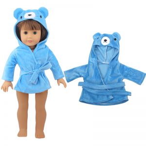 18 inch doll clothes urry and cute animal pajamas can also be used as bathrobes.CL-0265插图4