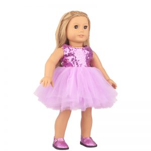 18 inch doll clothes 18-inch doll in a shiny dress, stunning appearance, gorgeous and eye-catching, with unique charm! CL-0278插图4
