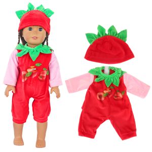 18 inch doll clothes fresh fruit doll costume, cute fruit outfit, adorable fruit baby, fruit baby clothes, sweet fruit baby, fruit little beauty clothes.CL-0269插图3