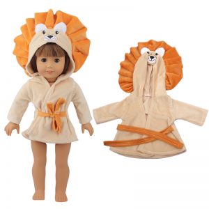 18 inch doll clothes urry and cute animal pajamas can also be used as bathrobes.CL-0265插图6