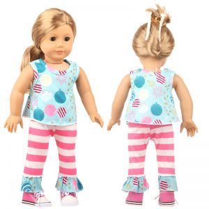18 inch doll clothes party balloon blue cheerful suit CL-0251插图1