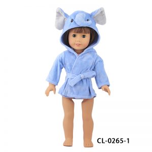 18 inch doll clothes urry and cute animal pajamas can also be used as bathrobes.CL-0265插图13