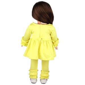 18 inch doll clothes Simple, gentle, solid color doll pajama dress CL-0284插图4