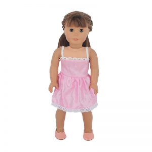 18 inch doll clothes pink princess lace dress the perfect pink dress for any occasionCL-0266插图5