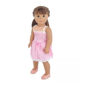 18 inch doll clothes pink princess lace dress the perfect pink dress for any occasionCL-0266插图6
