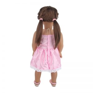 18 inch doll clothes pink princess lace dress the perfect pink dress for any occasionCL-0266插图7