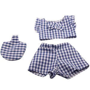 18 inch doll clothes camping style picnic party clothes plaid design CL-0247插图2