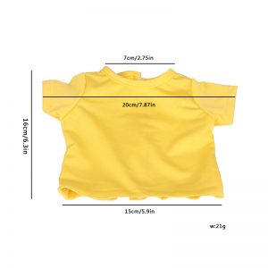 18 inch doll clothes Fashionable and versatile! 18-inch doll solid color T-shirt, comfortable and close-fitting, simple and stylish, creating a must-have item for fashion trends!CL-0271插图1