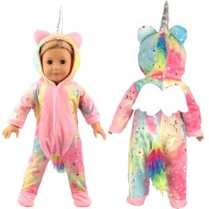 18 inch doll clothes dream star unicorn suit, doll dressing pajamas, dream clothes beautiful clothes of beast CL-0262插图2
