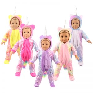 18 inch doll clothes dream star unicorn suit, doll dressing pajamas, dream clothes beautiful clothes of beast CL-0262插图1