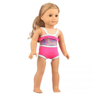 18 inch doll clothes 18-inch doll pink vacation swimsuit: Summer Fun CL-0272插图4