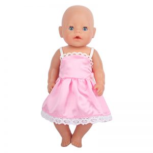 18 inch doll clothes pink princess lace dress the perfect pink dress for any occasionCL-0266插图4