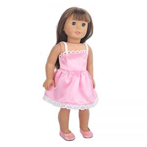 18 inch doll clothes pink princess lace dress the perfect pink dress for any occasionCL-0266插图3