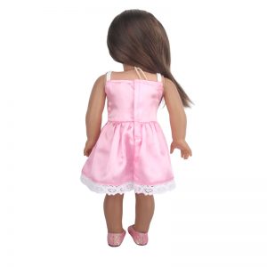 18 inch doll clothes pink princess lace dress the perfect pink dress for any occasionCL-0266插图2