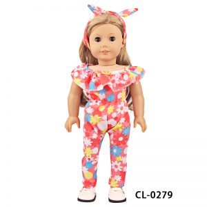 18 inch doll clothes colorful 18-inch printed doll clothes CL-0279插图3
