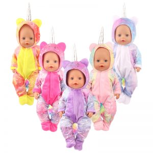 18 inch doll clothes dream star unicorn suit, doll dressing pajamas, dream clothes beautiful clothes of beast CL-0262插图