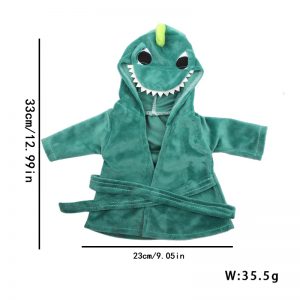 18 inch doll clothes urry and cute animal pajamas can also be used as bathrobes.CL-0265插图12