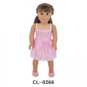 18 inch doll clothes pink princess lace dress the perfect pink dress for any occasionCL-0266插图1