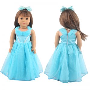 18 inch doll clothes Emerald Fantasy: Exclusively Tailored Fresh Green Wedding Gown for 18-Inch Dolls  CL-0313插图