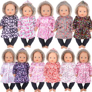 18 inch doll clothes Warmth in Winter Guardian of Warmth Doll-Style Cotton Padded Jacket Essential for Winter CL-0333插图