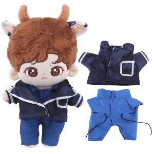 Fashionable blue doll suit, fresh and cute, suitable for dolls to wear, elegant texture, flexible matching, become the focus of the street.CL-0295插图